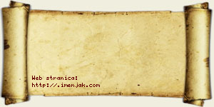 Tijana Živojinović vizit kartica